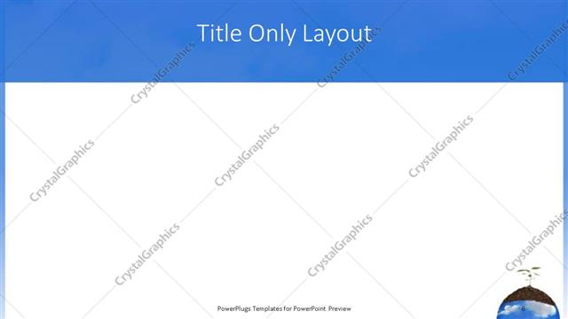 Title Only presentation slide layout