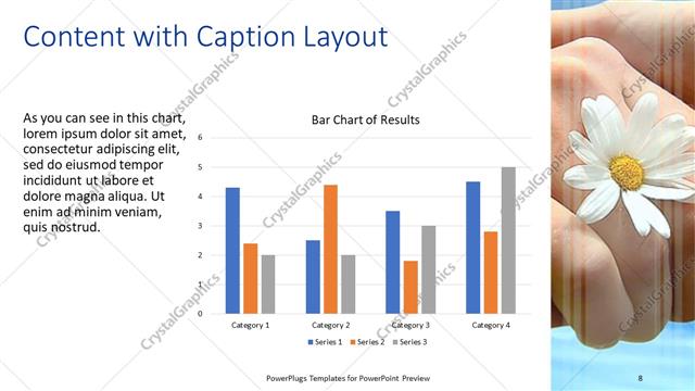 Content with Caption presentation slide layout