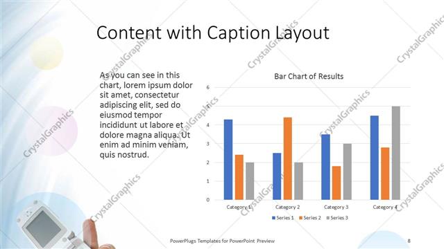 Content with Caption presentation slide layout