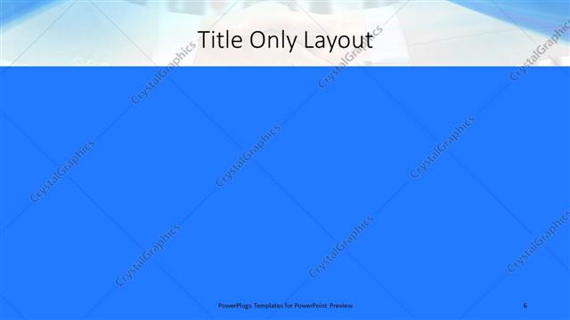 Title Only presentation slide layout