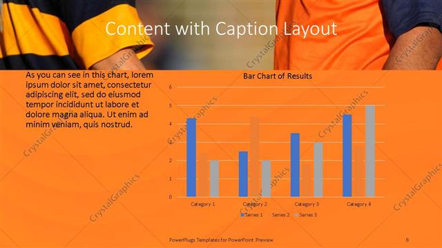 Content with Caption presentation slide layout