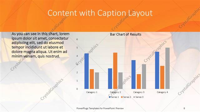 Content with Caption presentation slide layout