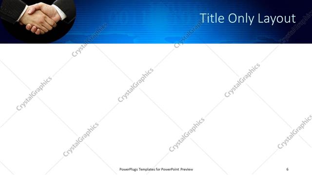 Title Only presentation slide layout
