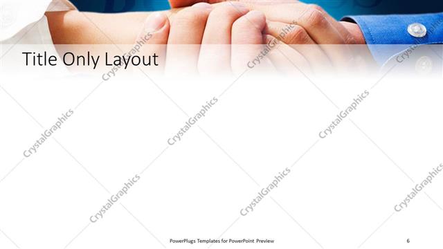 Title Only presentation slide layout