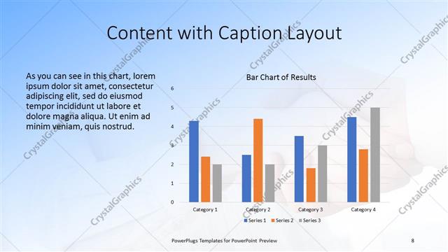 Content with Caption presentation slide layout