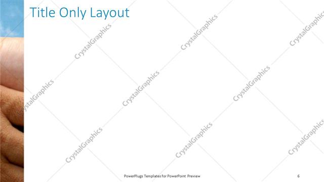 Title Only presentation slide layout