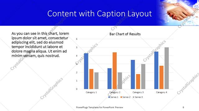 Content with Caption presentation slide layout