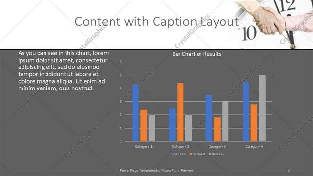 Content with Caption presentation slide layout
