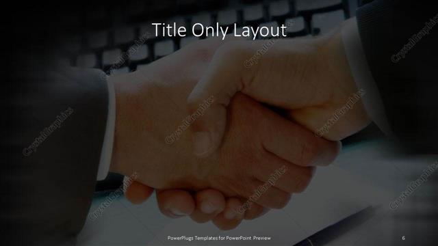 Title Only presentation slide layout