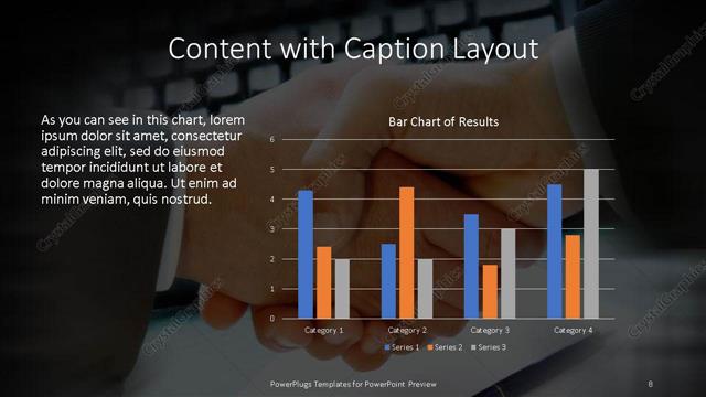Content with Caption presentation slide layout