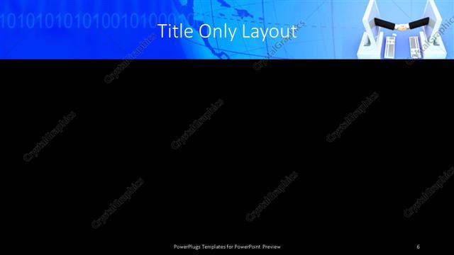 Title Only presentation slide layout