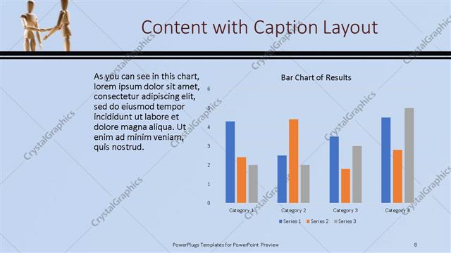 Content with Caption presentation slide layout