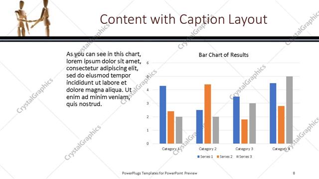 Content with Caption presentation slide layout