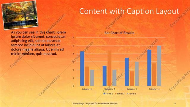 Content with Caption presentation slide layout
