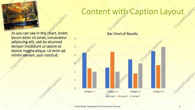Content with Caption presentation slide layout