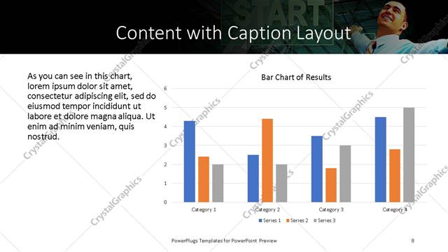 Content with Caption presentation slide layout