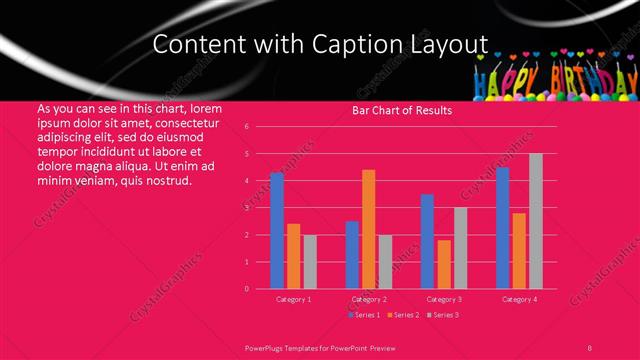 Content with Caption presentation slide layout