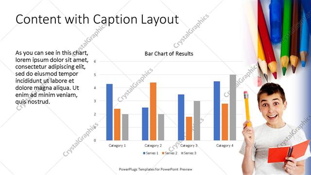 Content with Caption presentation slide layout