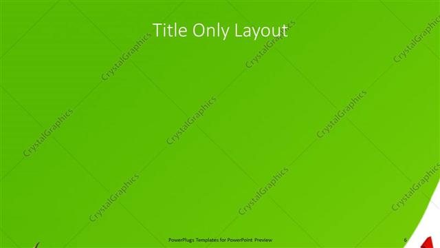 Title Only presentation slide layout
