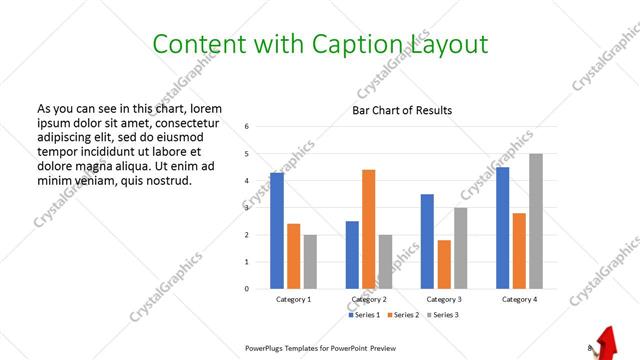 Content with Caption presentation slide layout