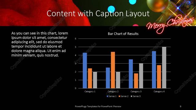 Content with Caption presentation slide layout