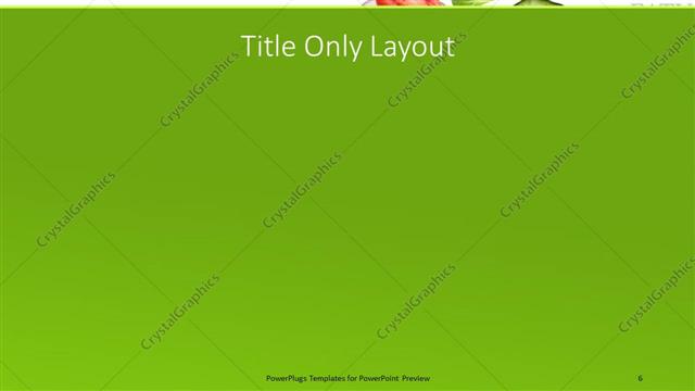 Title Only presentation slide layout