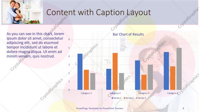 Content with Caption presentation slide layout