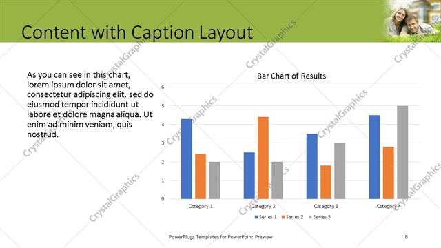 Content with Caption presentation slide layout