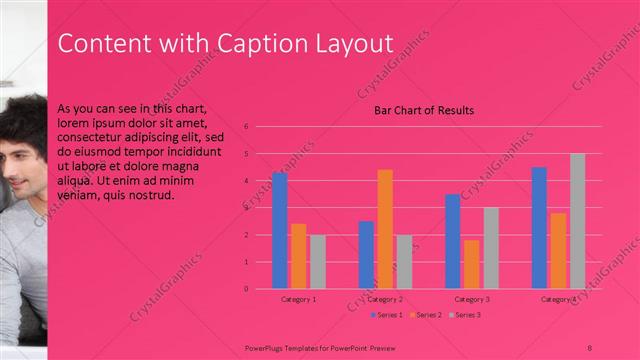 Content with Caption presentation slide layout