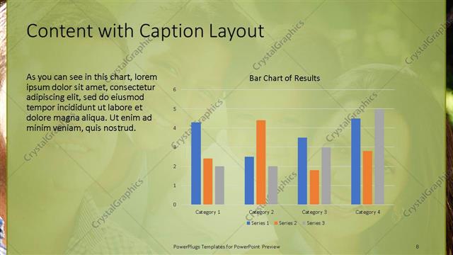 Content with Caption presentation slide layout