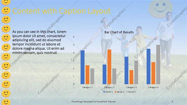 Content with Caption presentation slide layout