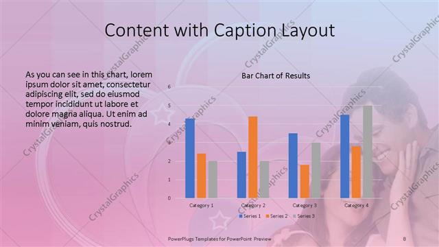 Content with Caption presentation slide layout