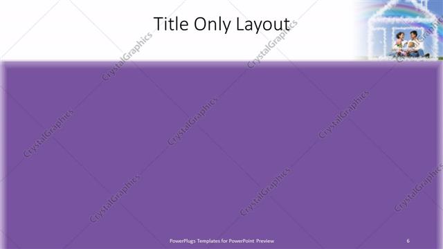 Title Only presentation slide layout