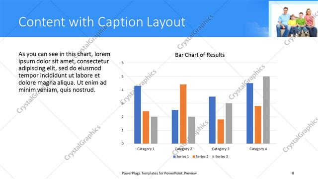 Content with Caption presentation slide layout