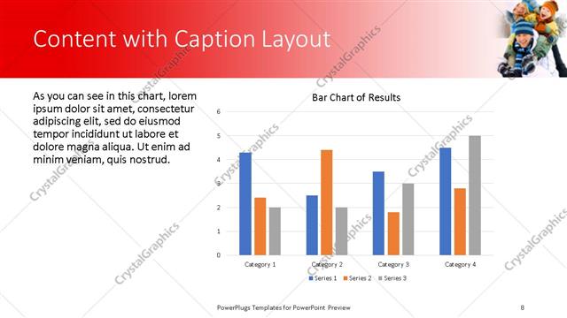Content with Caption presentation slide layout