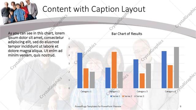 Content with Caption presentation slide layout