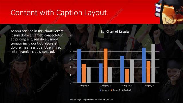 Content with Caption presentation slide layout