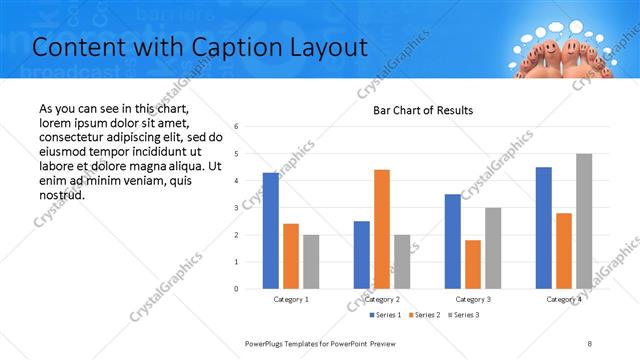 Content with Caption presentation slide layout