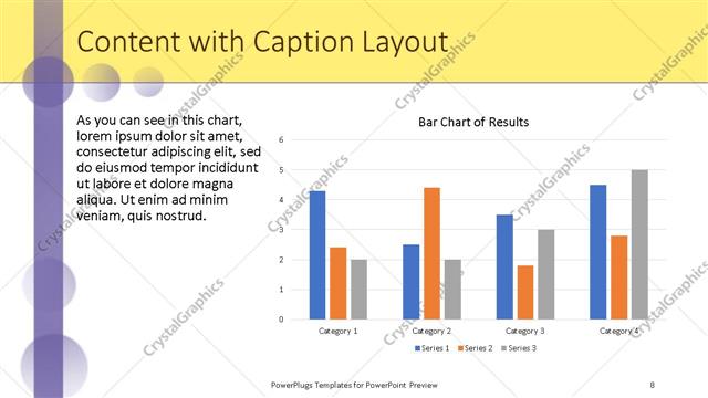 Content with Caption presentation slide layout