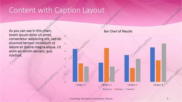 Content with Caption presentation slide layout
