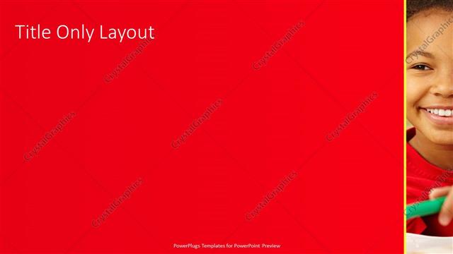 Title Only presentation slide layout