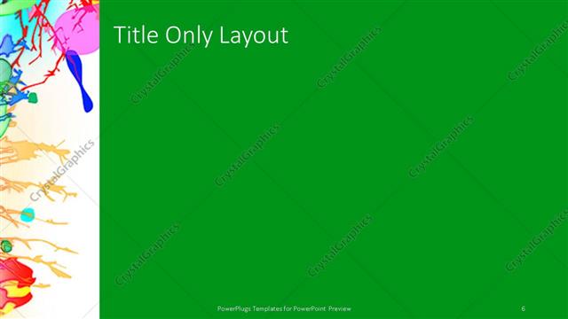 Title Only presentation slide layout