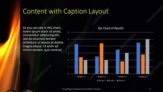 Content with Caption presentation slide layout