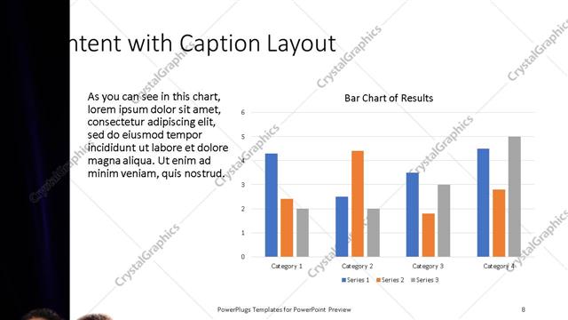 Content with Caption presentation slide layout