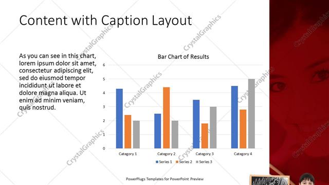 Content with Caption presentation slide layout