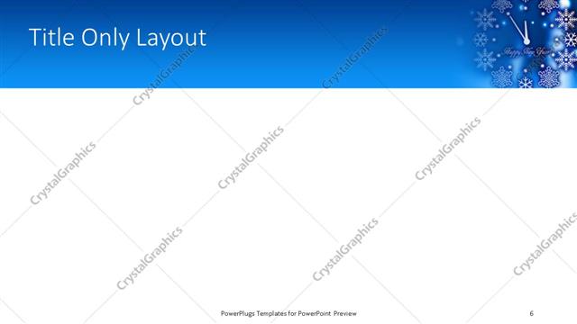 Title Only presentation slide layout