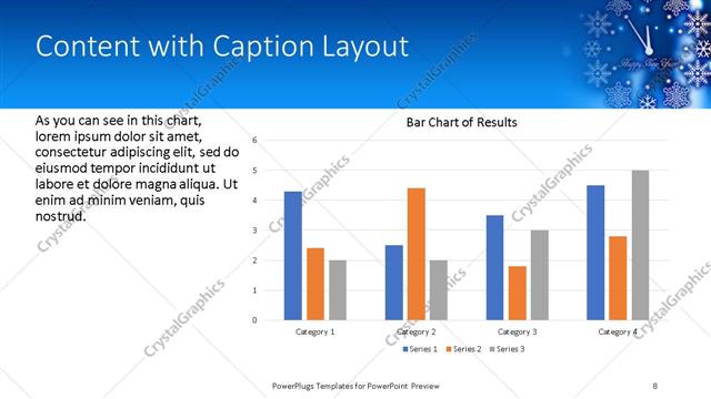 Content with Caption presentation slide layout