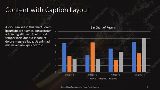 Content with Caption presentation slide layout