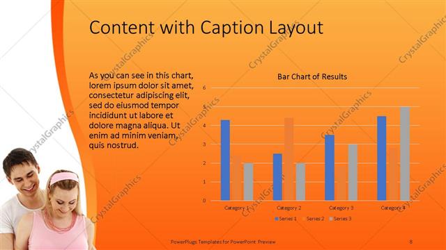 Content with Caption presentation slide layout