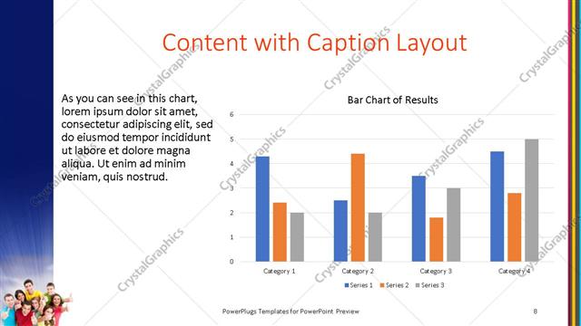 Content with Caption presentation slide layout